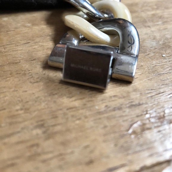 Michael Kors Runway Watch MK4263 Horn and Silver - Picture 3 of 7